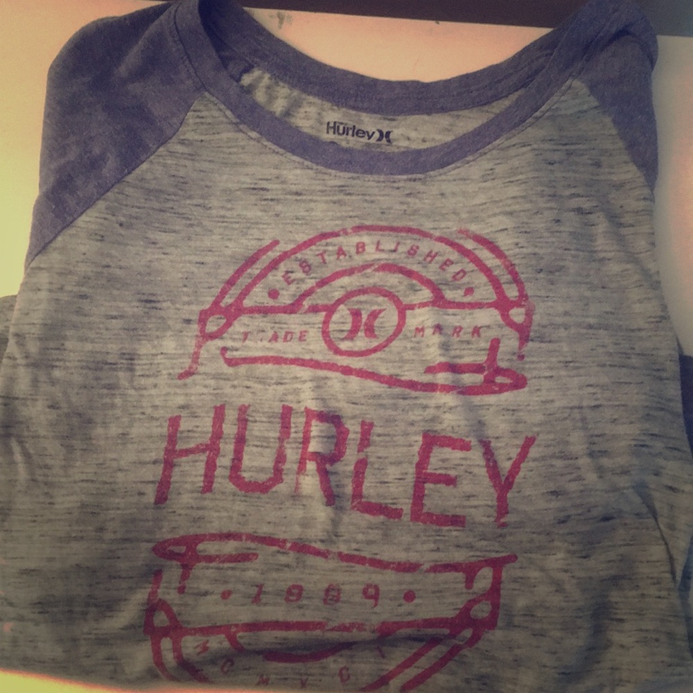 Hurley baseball shirt